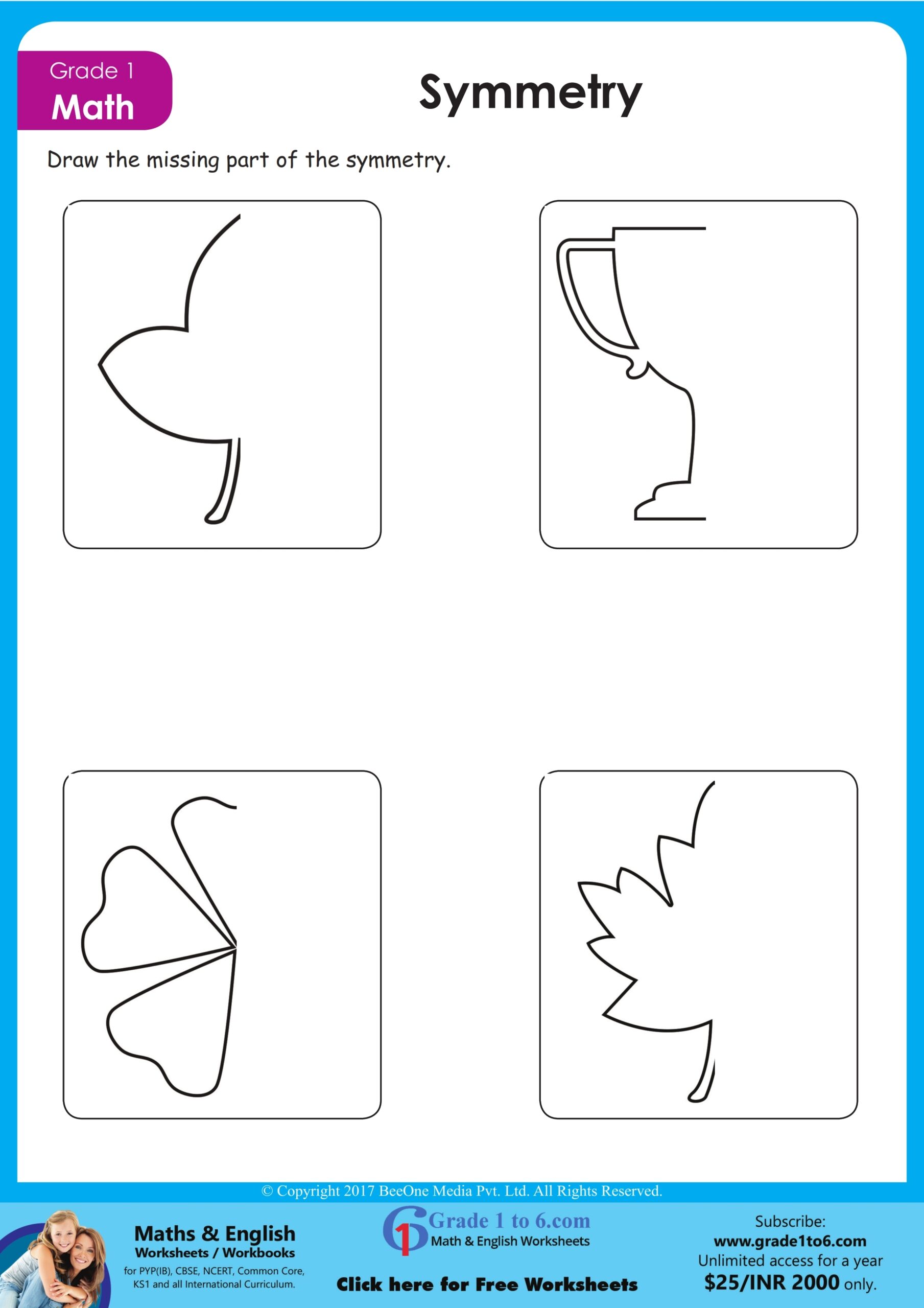 Summer Finish The Picture Worksheets Free Printable