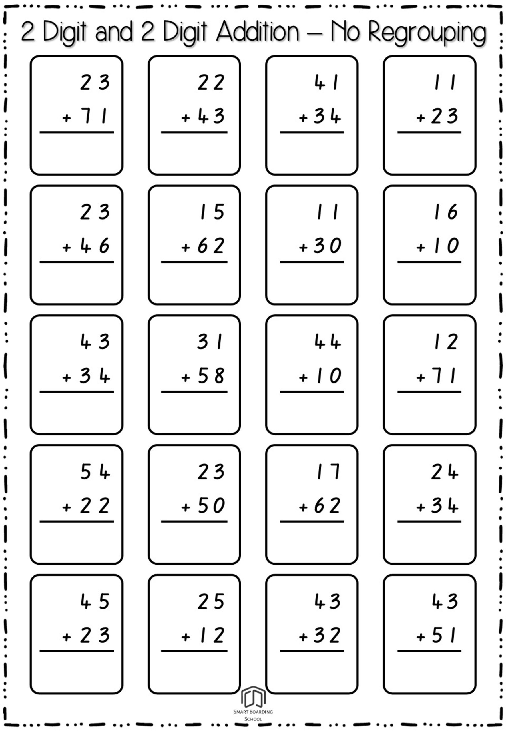 2 Digit Addition