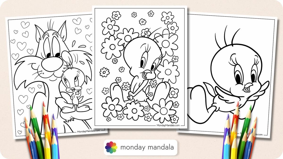 20 Tweety Bird Coloring Pages Free PDF Printables