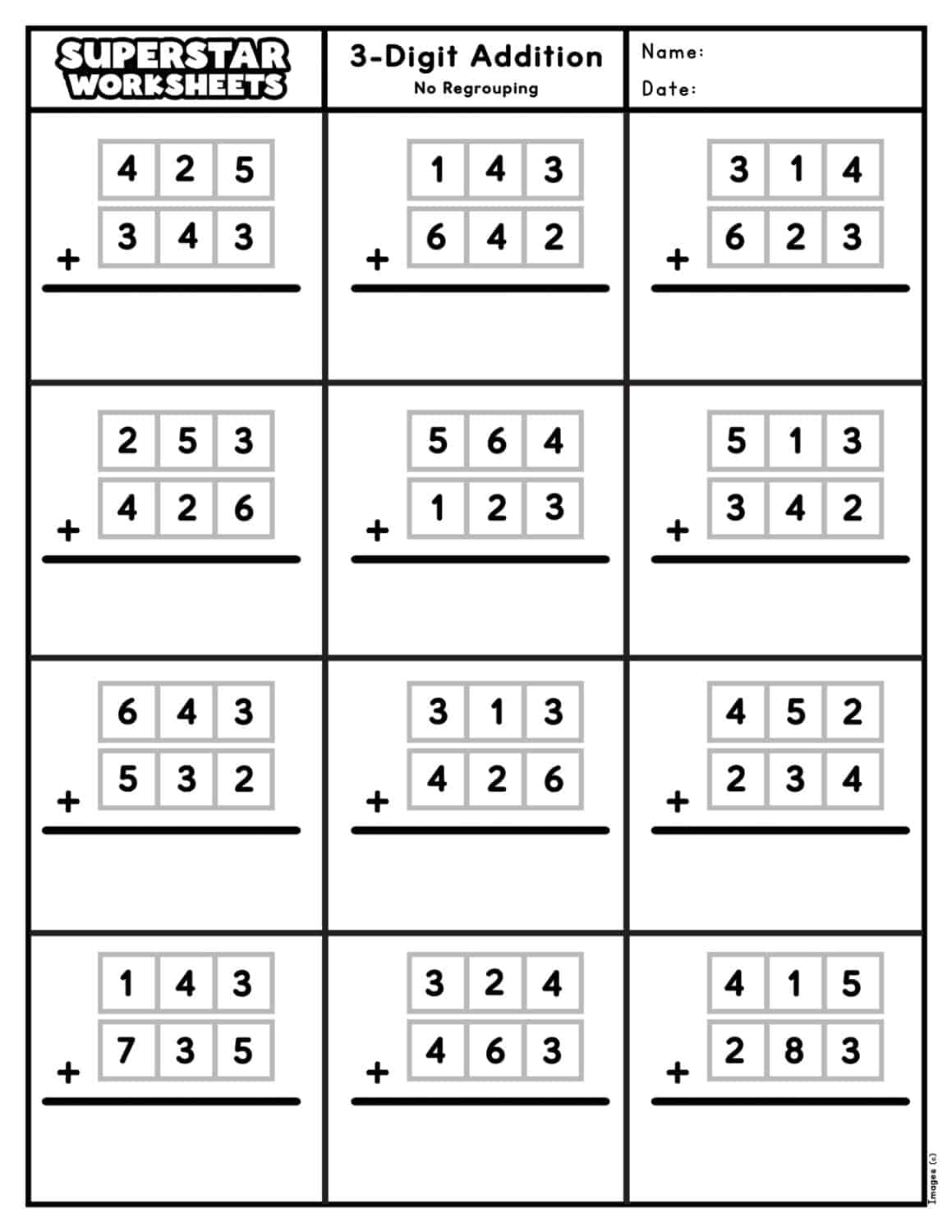 3rd Grade Addition Worksheet 3 Digit Addition Word Problems Ans