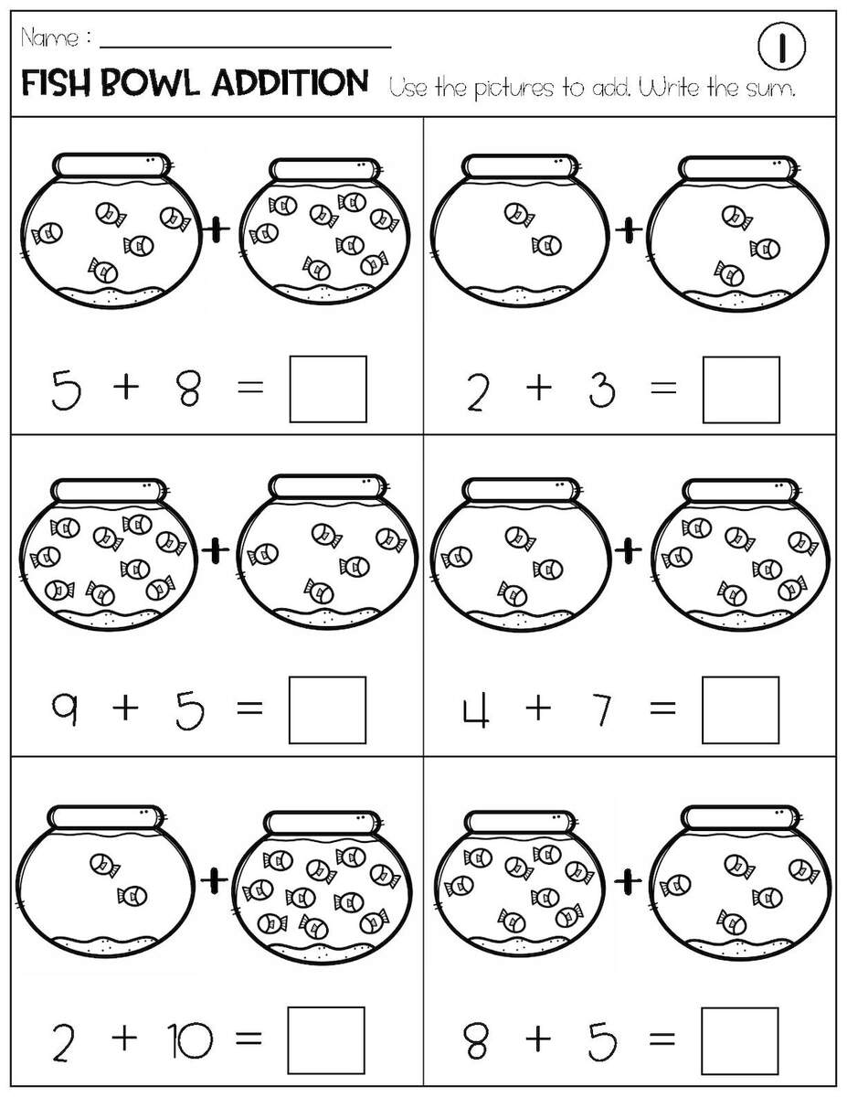 Adding 1 Drills Worksheet 20 Questions Grade 1 PDF Addition Worksheets Cazoom Math