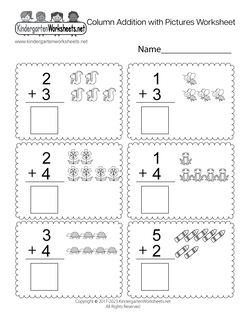 Addition With Sticks A Fun And Engaging K Grade PDF Worksheets Cazoom Math