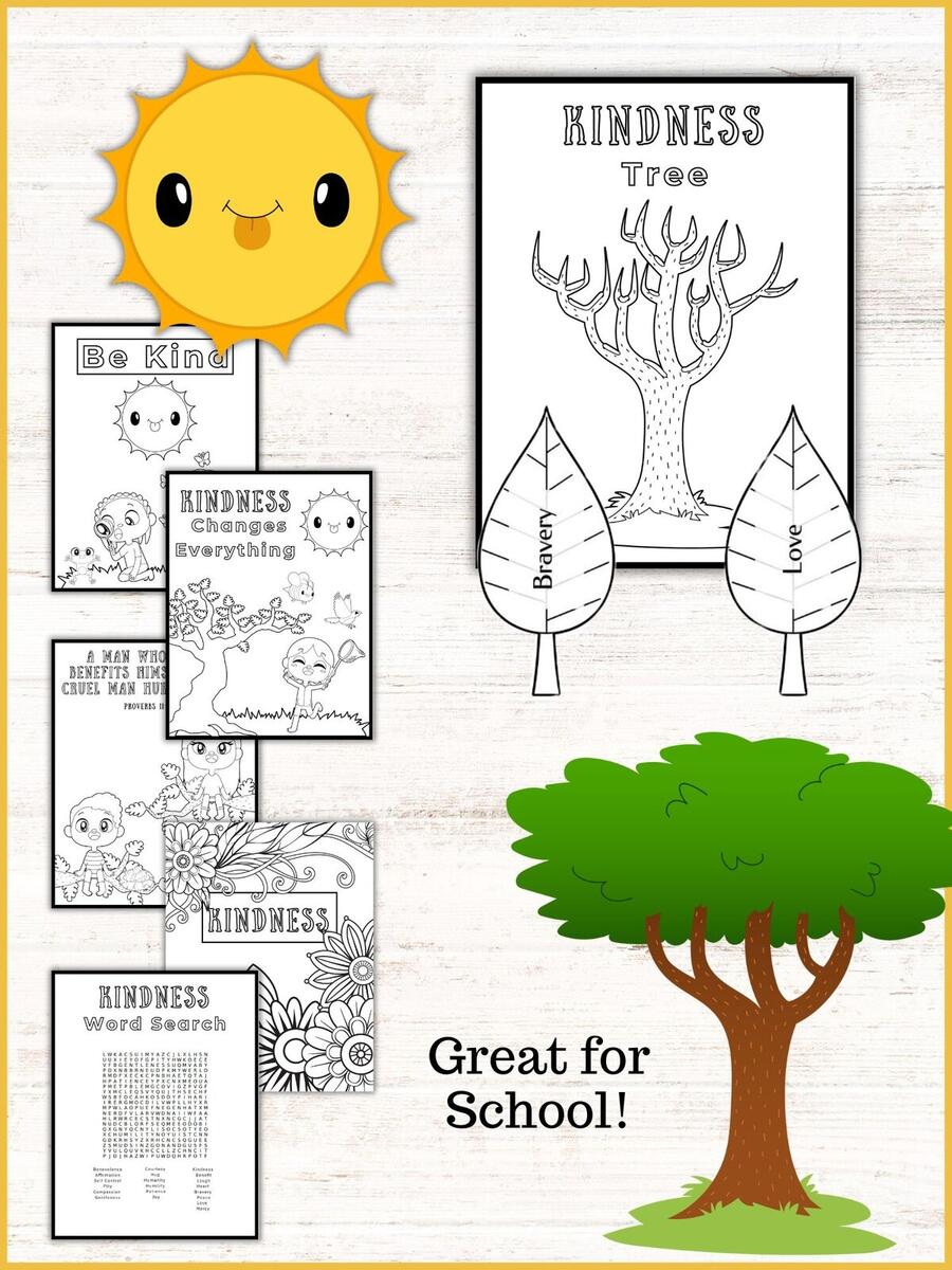 Free Kindness Worksheets Healing Home