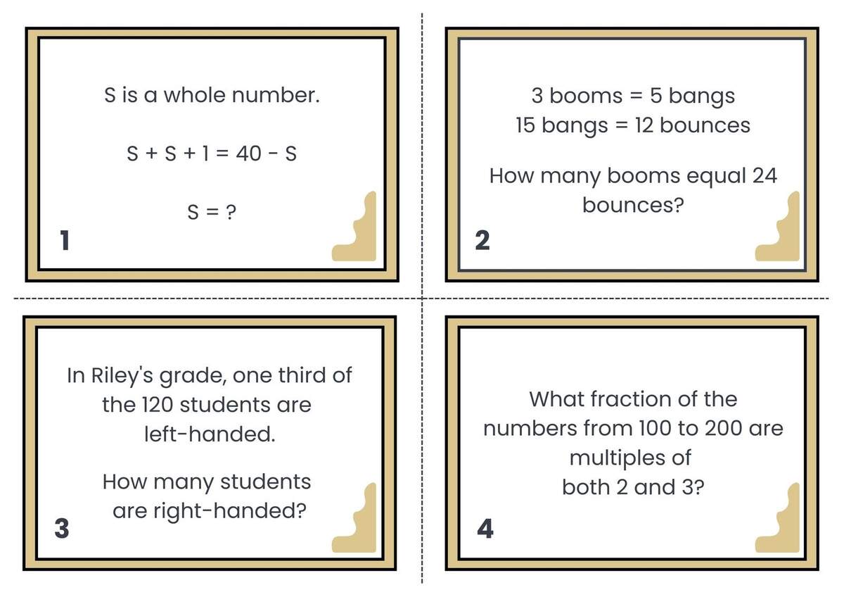 Free Math Flashcard Templates To Edit And Print Canva