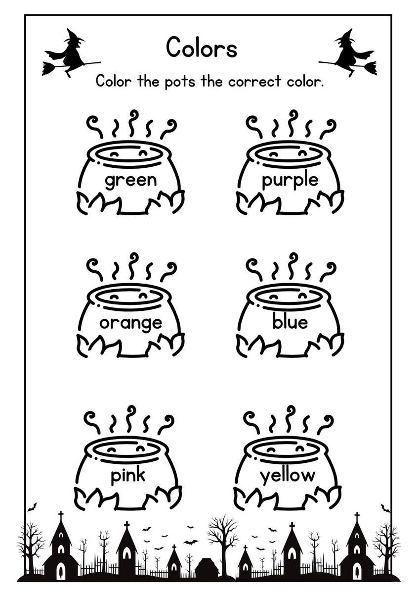 Free Halloween Worksheets
