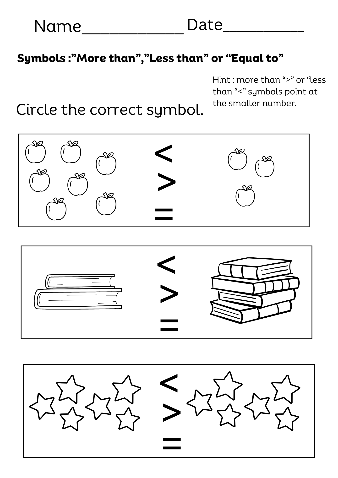 One More Worksheet