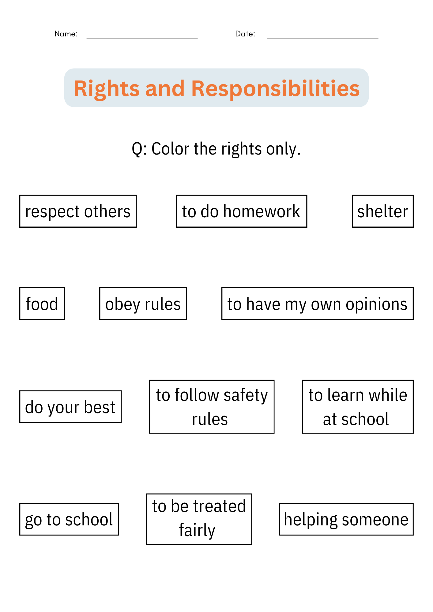 Citizenship No Prep Word Search Puzzle Worksheet Activity Made By Teachers