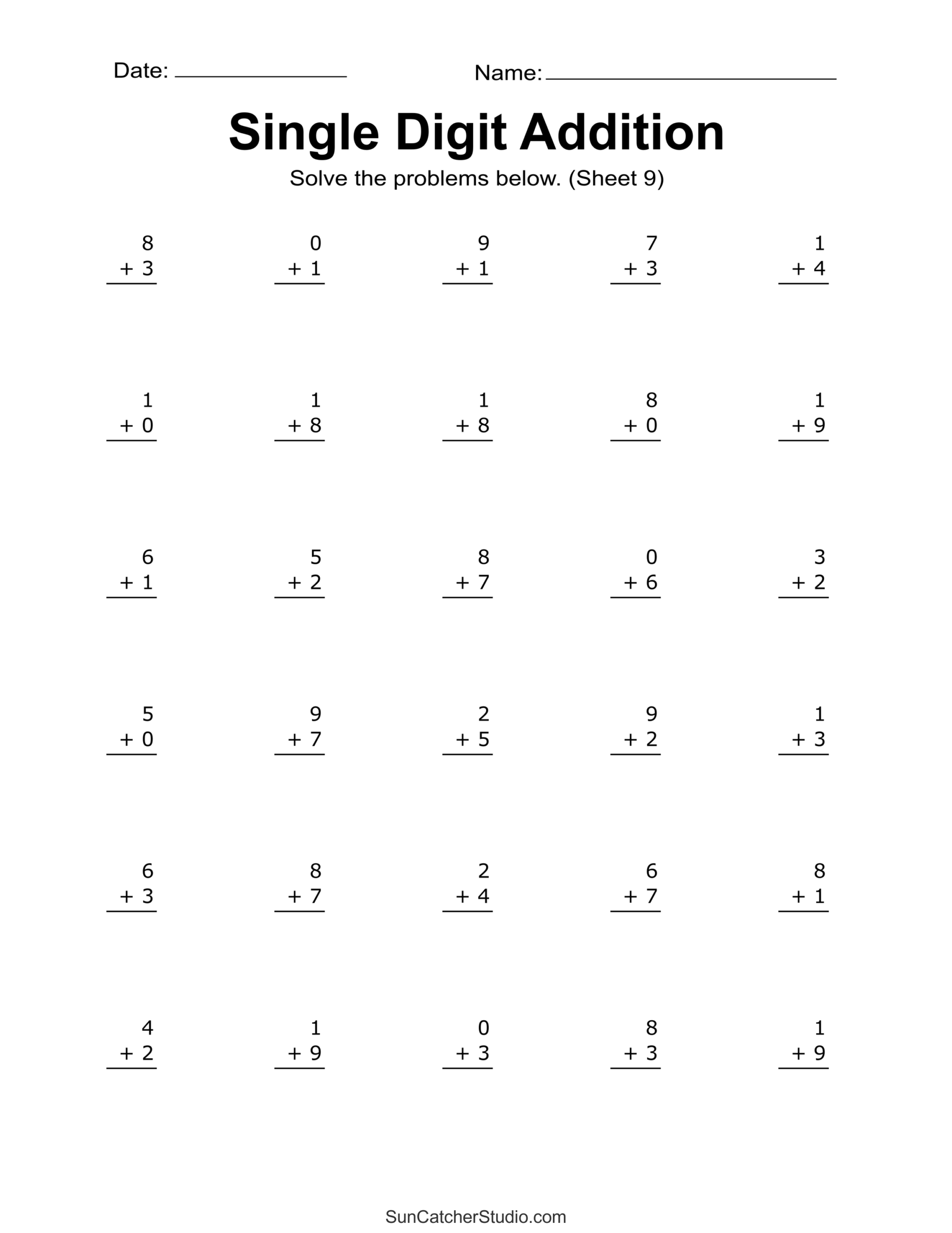 1 Minute Math Addition Worksheets 99Worksheets Worksheets Library Worksheets Library