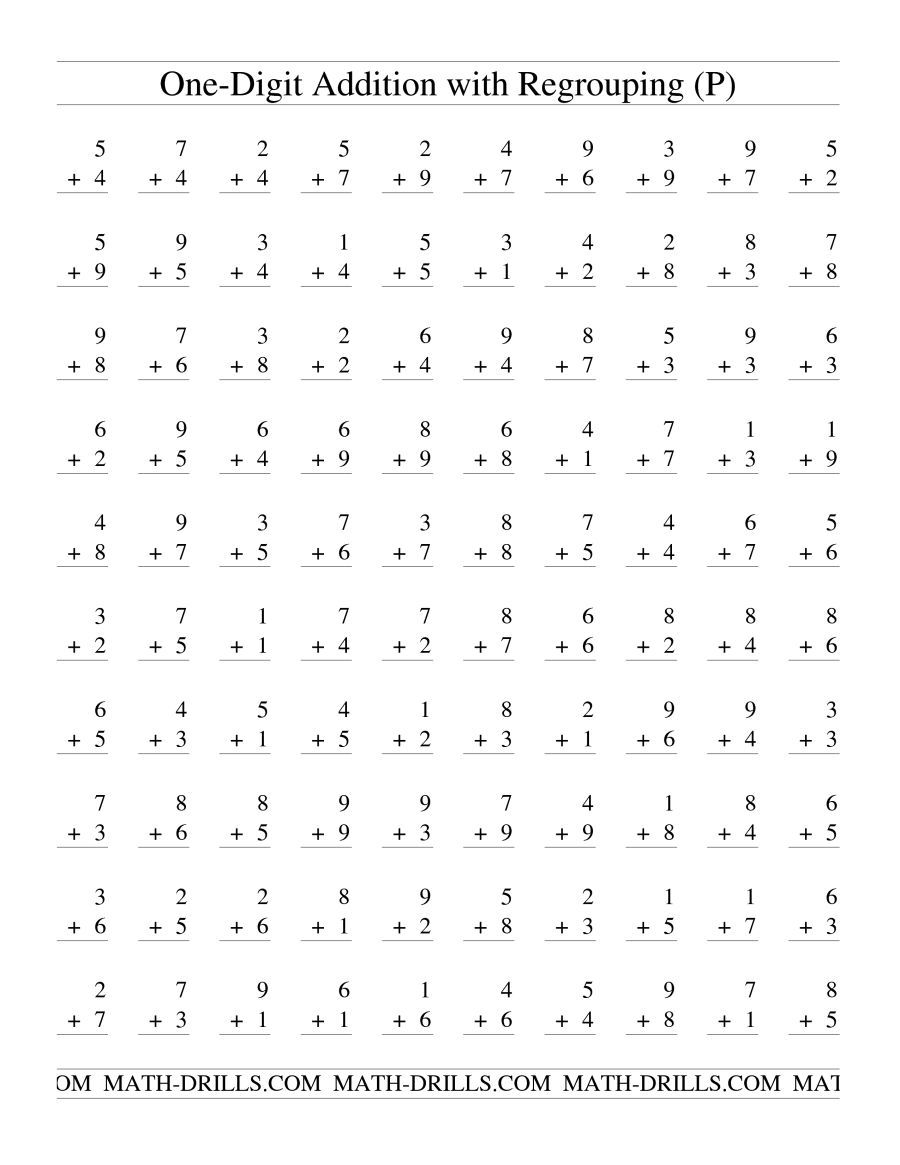 100 Problem Math Worksheets Worksheets Library