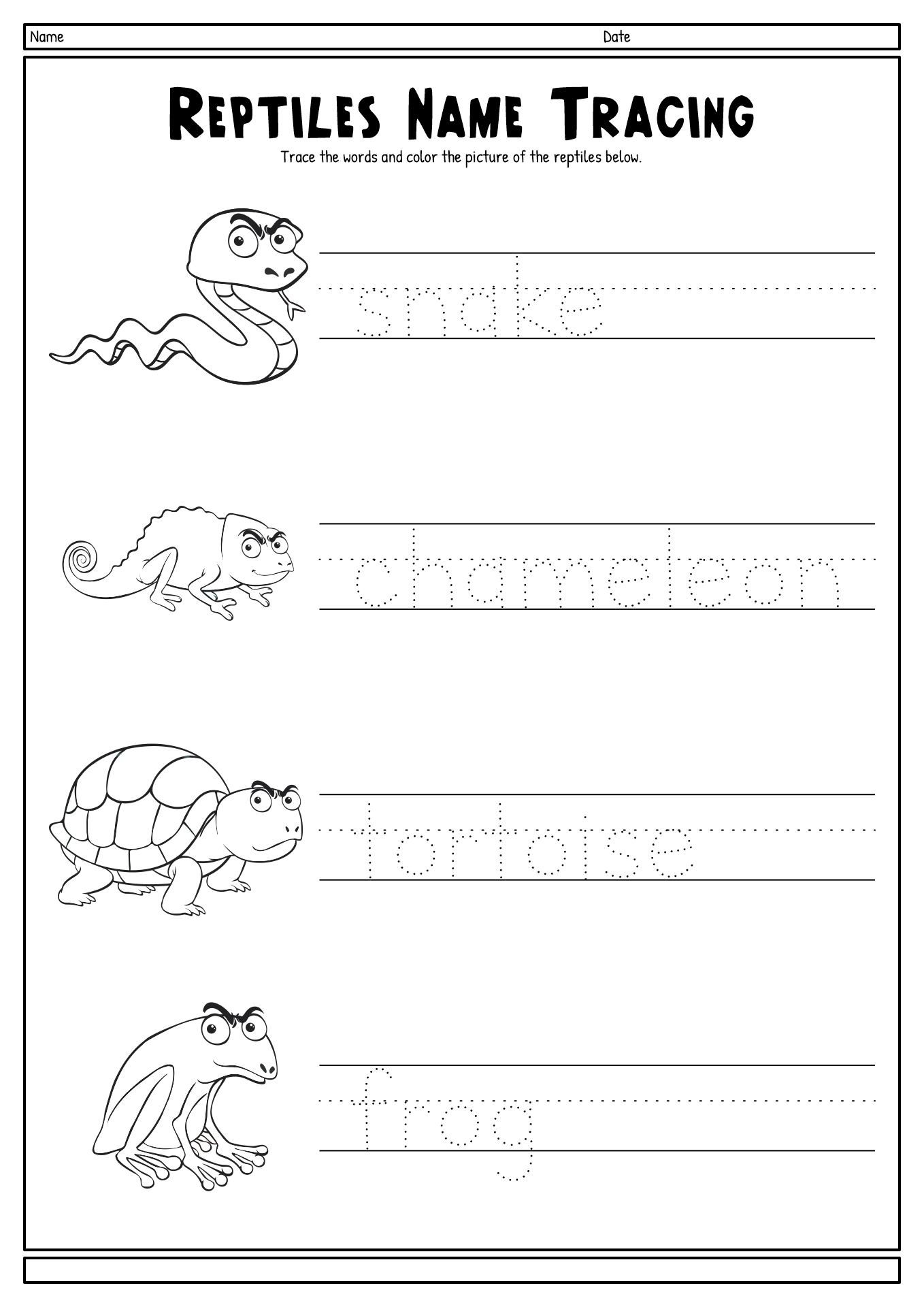 11 Amphibian Worksheets For Kindergarten Free PDF At Worksheeto