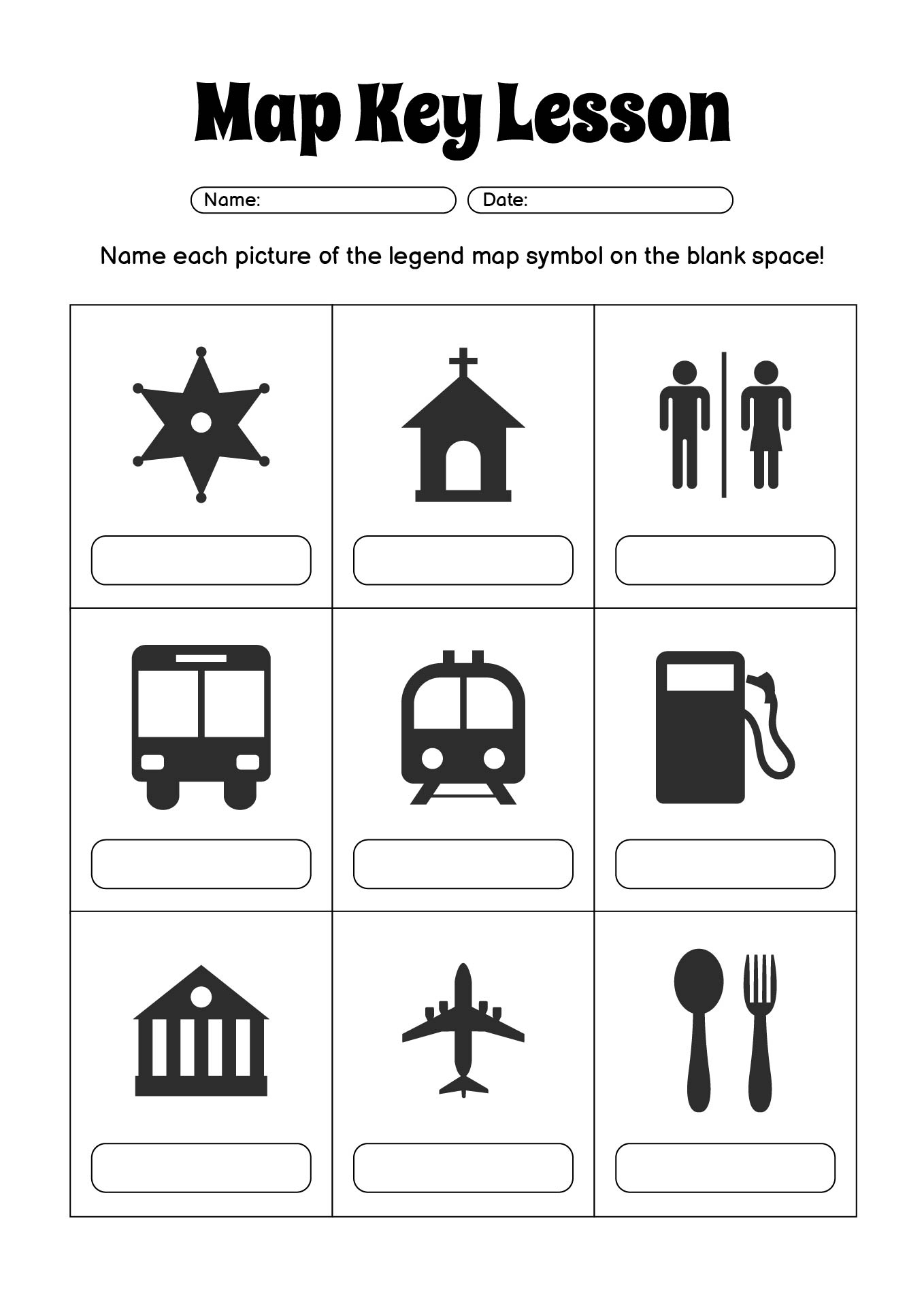 11 Map Key Worksheets For Kindergarten Free PDF At Worksheeto