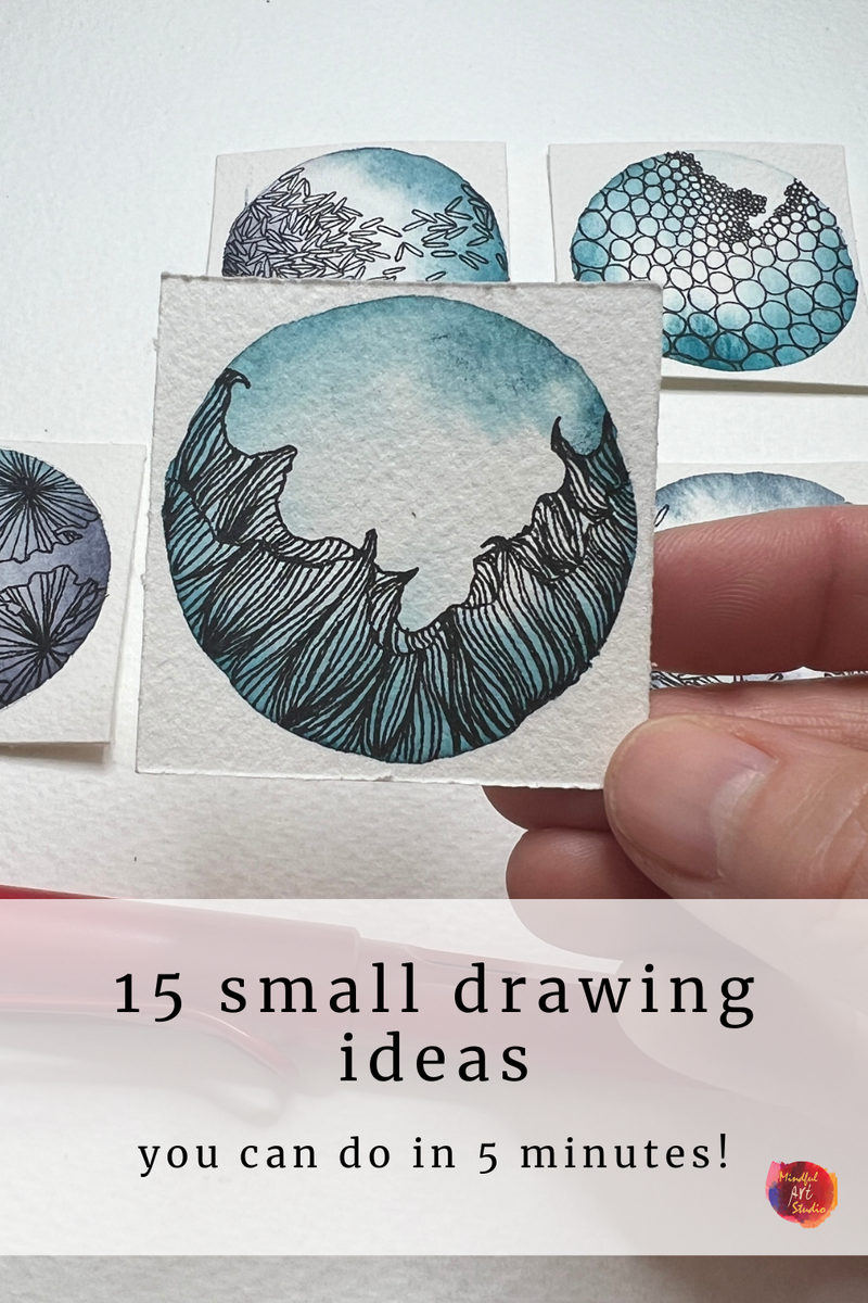 15 Drawing Ideas You Can Do In 5 Minutes Mindful Art Studio