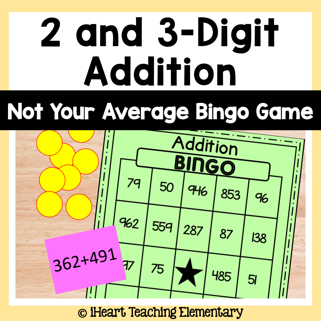 2 And 3 Digit Addition With Regrouping Bingo Game