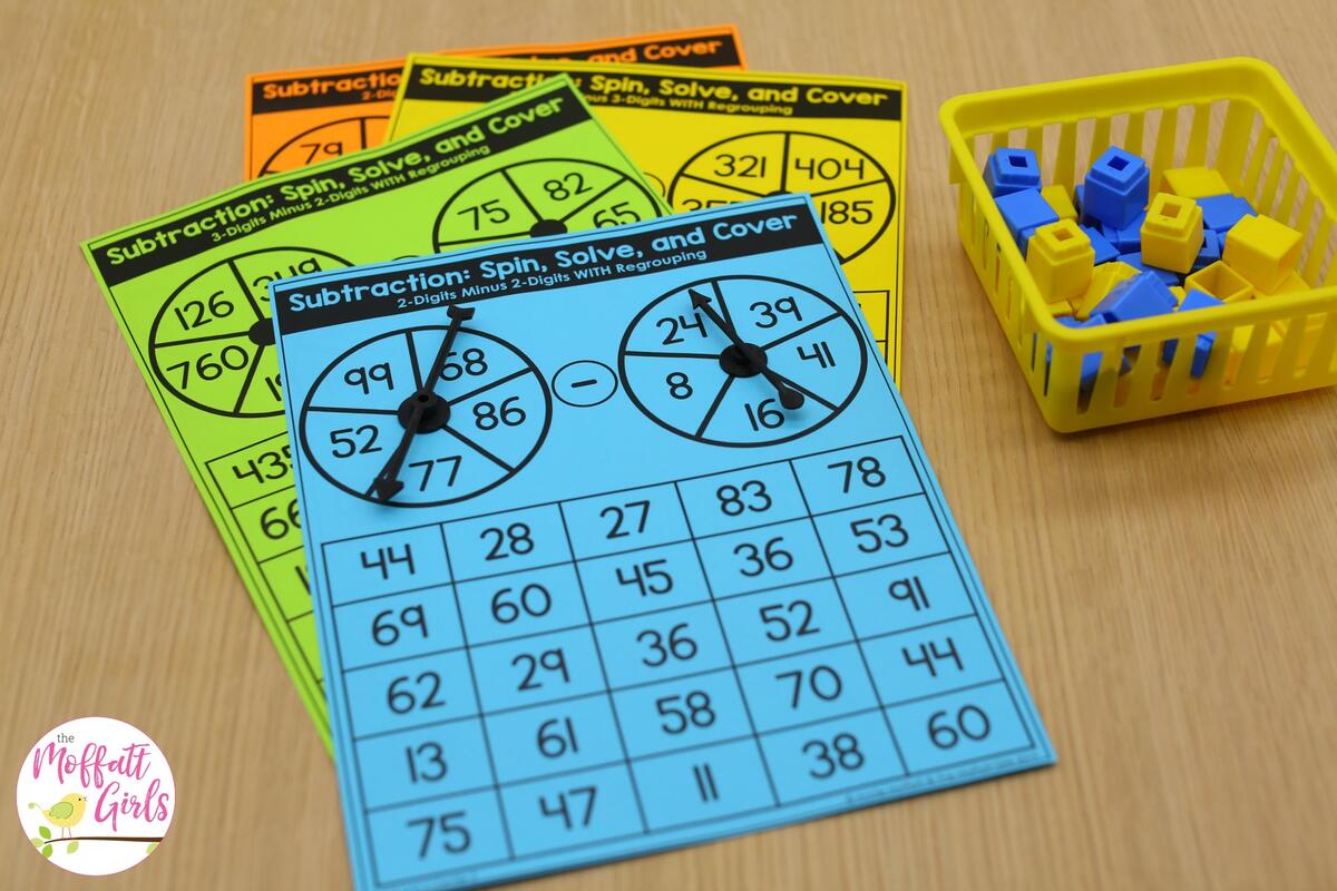 Easter Addition And Subtraction Mats