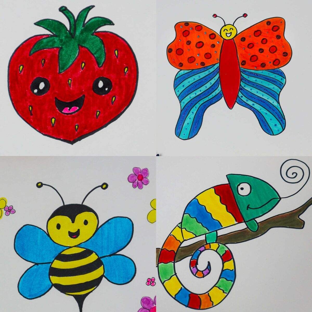 40 Easy Drawing Ideas For Kids Craftsy Hacks