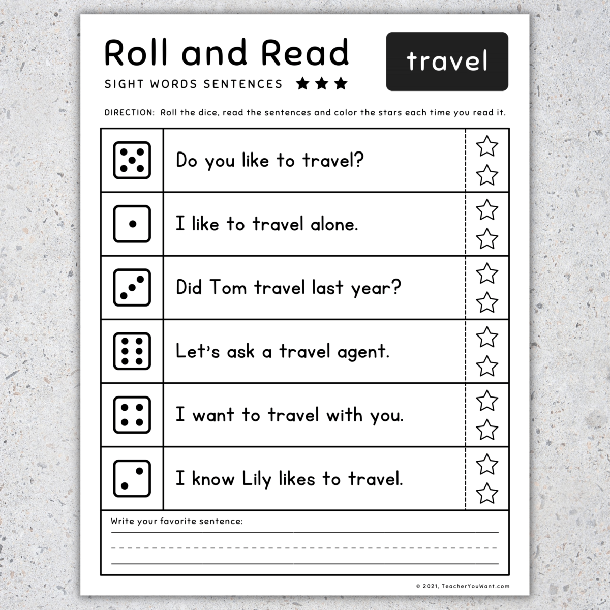 4th 100 Fry Sight Words Roll Read Sight Words Fluency Worksheets SET 3 Made By Teachers