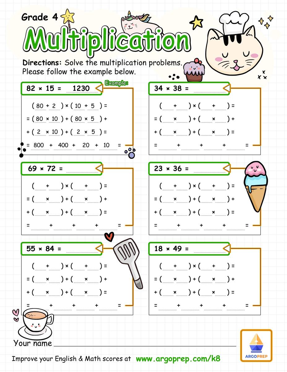 4th Grade Addition Multi Digit Addition Worksheets For Free ArgoPrep