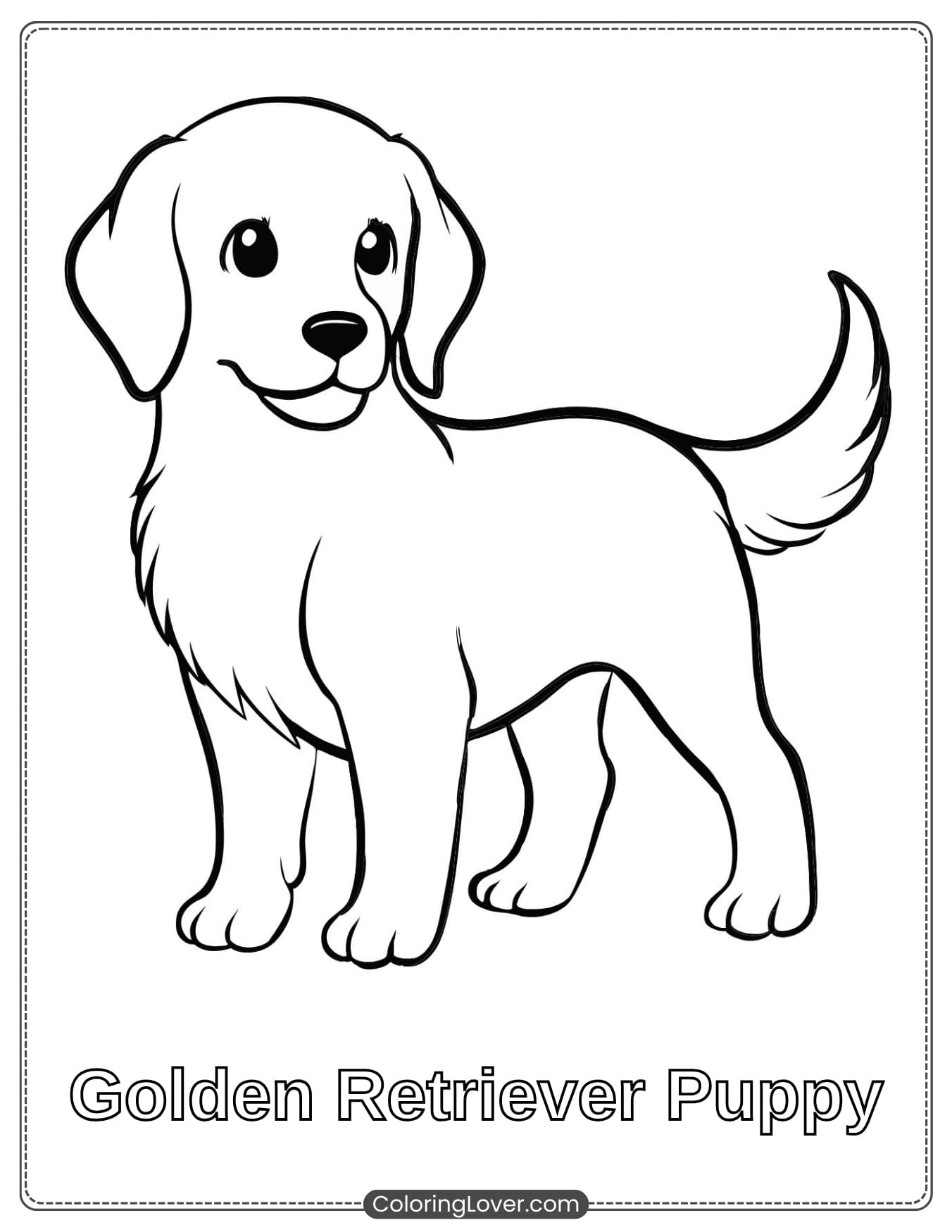 51 Puppy Coloring Pages Free Printables For All Ages