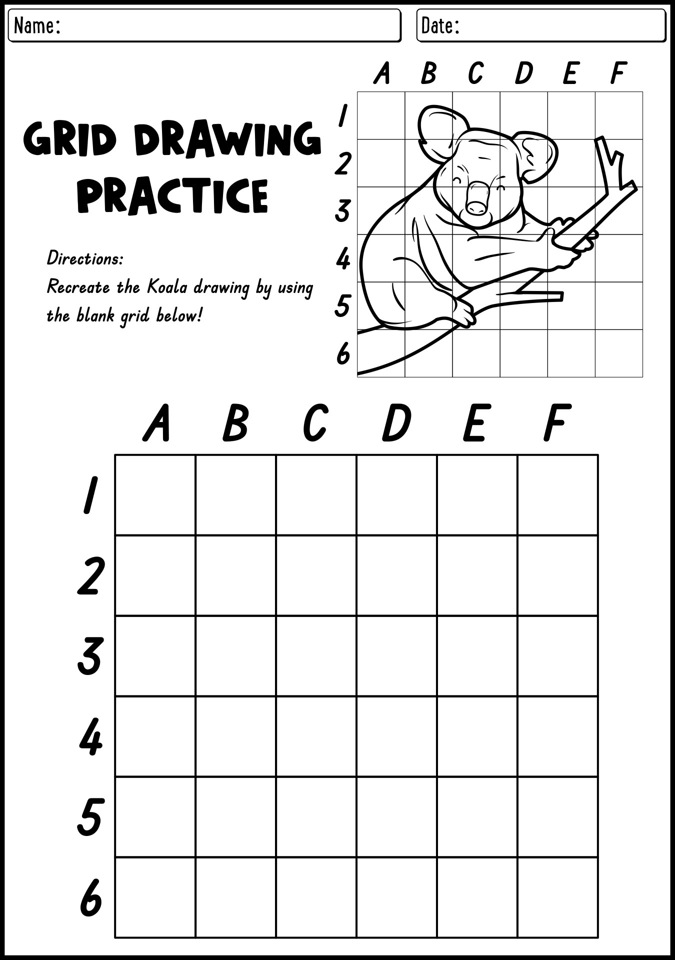7 Mystery Grid Drawing Worksheets Free PDF At Worksheeto Worksheets Library
