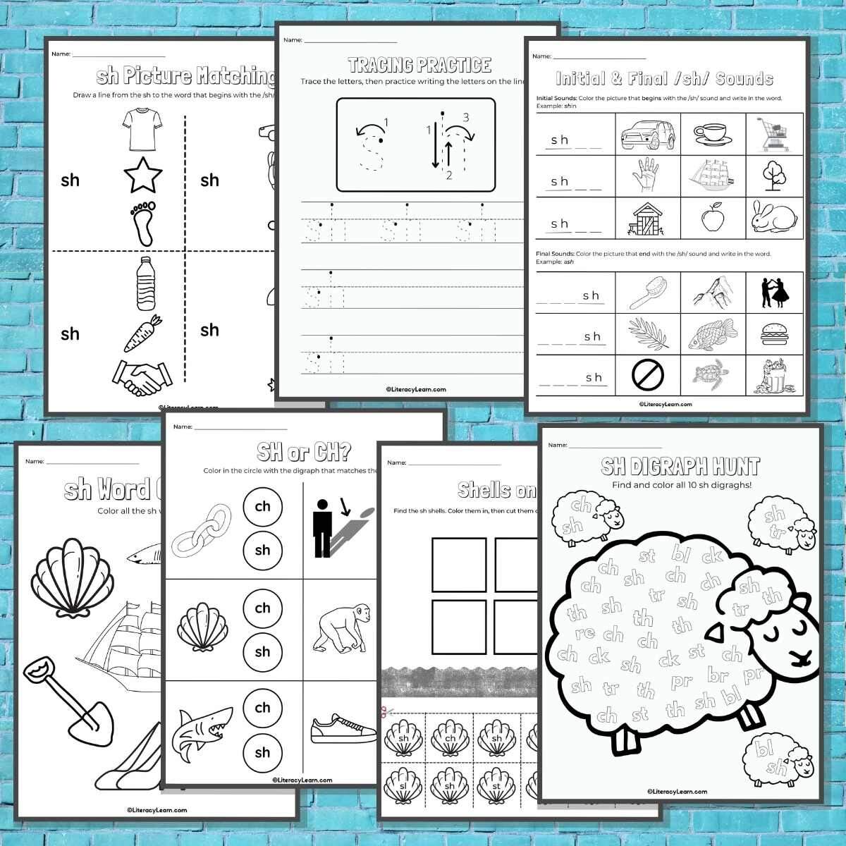 7 SH Worksheets For Digraph Learning Literacy Learn