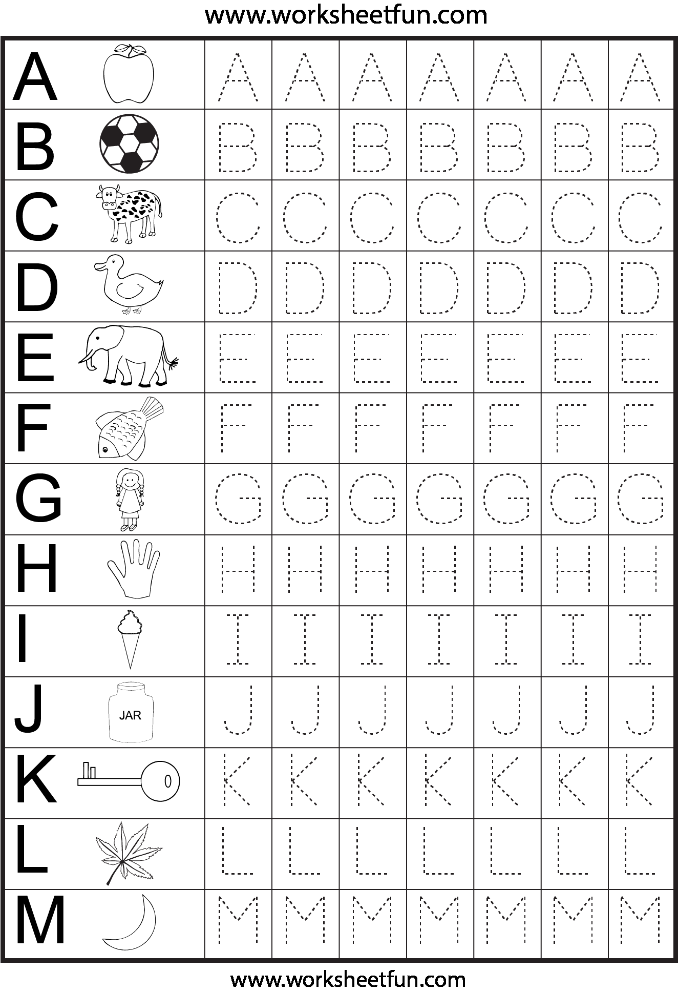 Kindergarten ABC Worksheets Made By Teachers