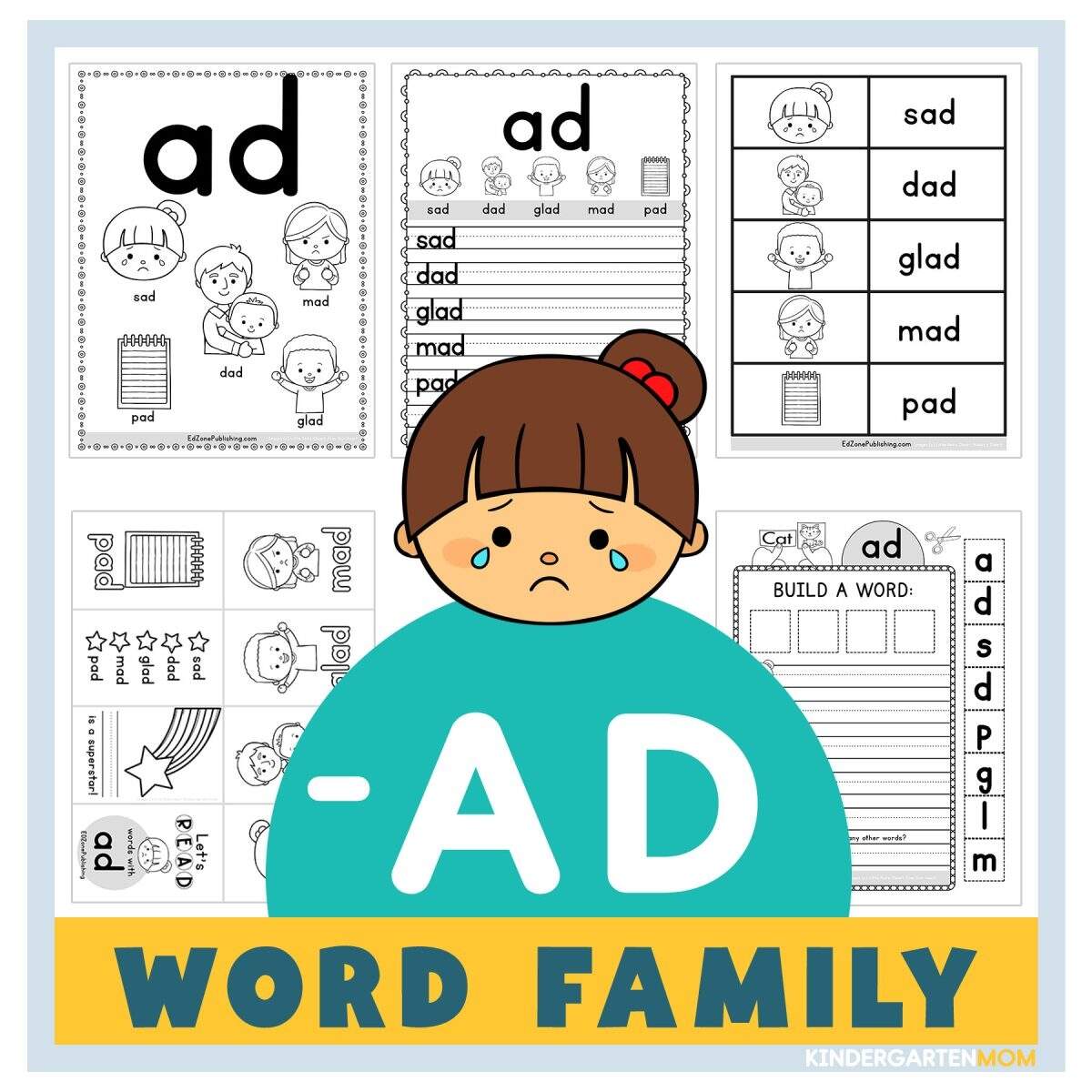 Writing CVC Words Worksheets Rhyming Words Word Families MegaWorkbook