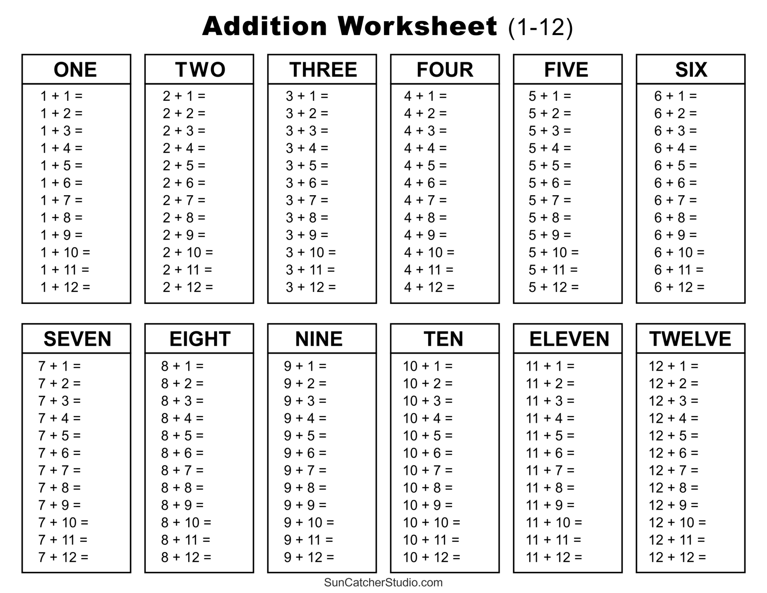 Addition Charts Nature Inspired Learning