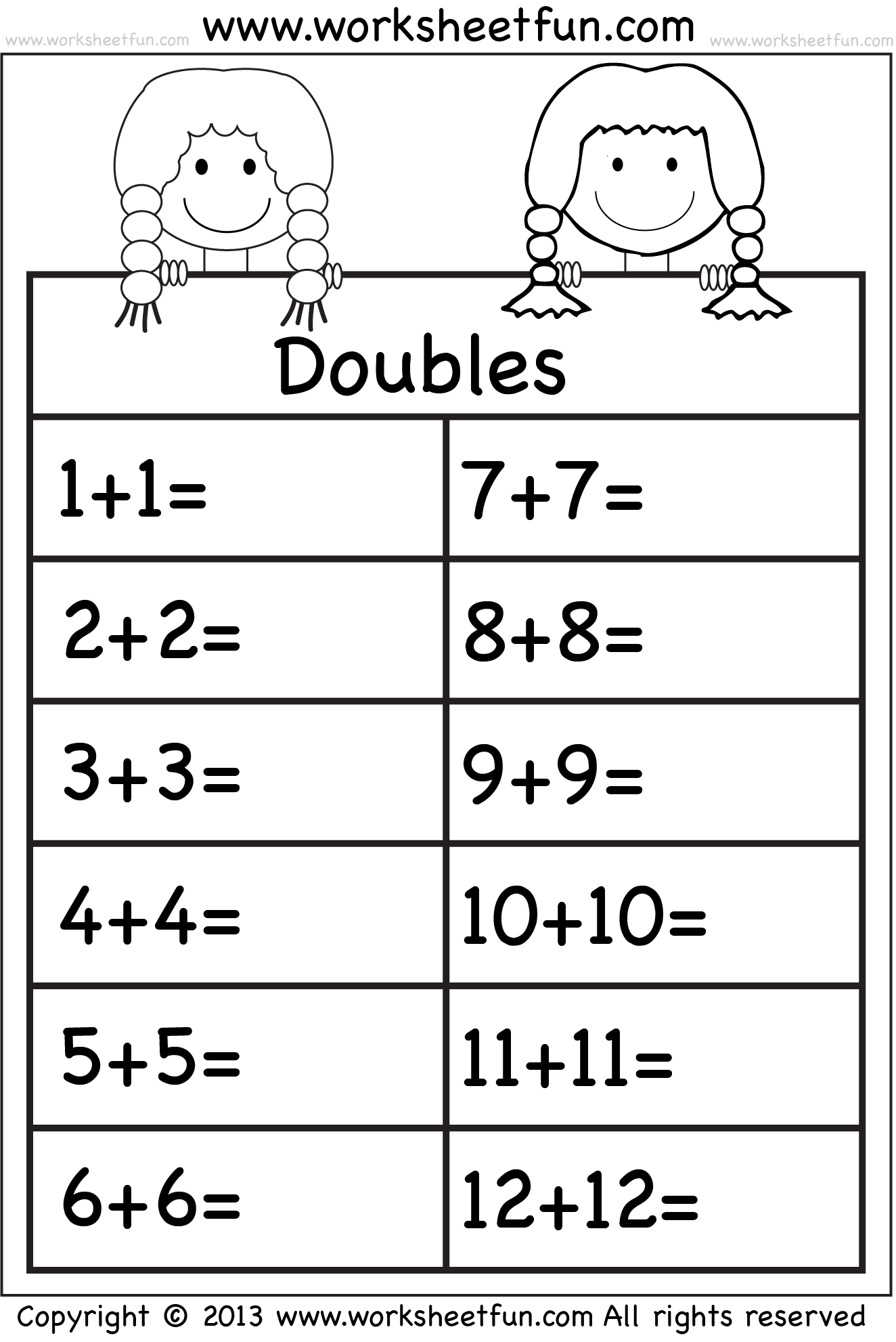 Free Addition Chart Printable Worksheets 1 12 Teach Beside Me
