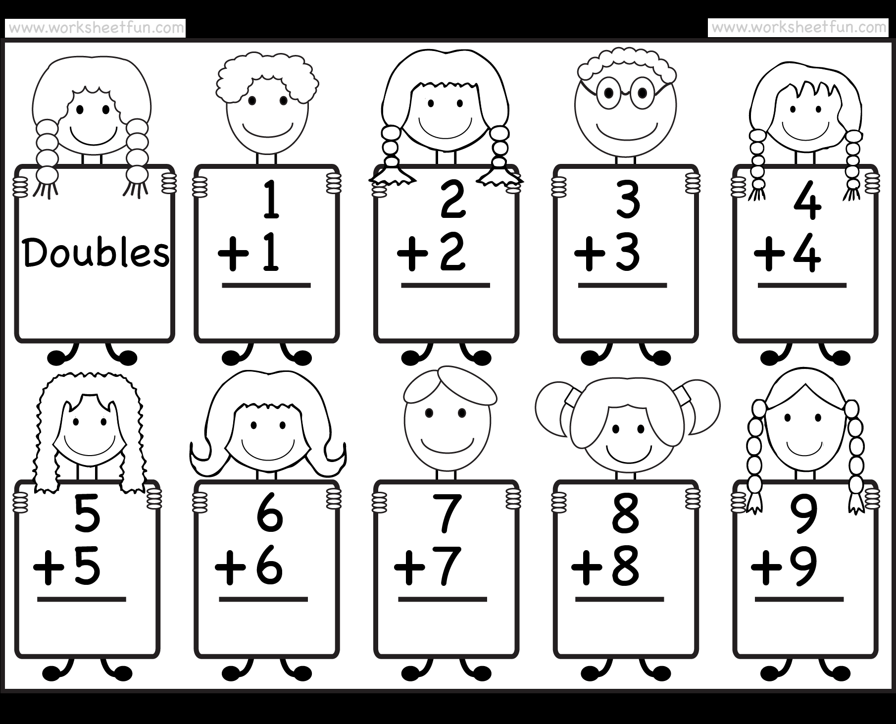 Addition Facts To 20 Worksheets
