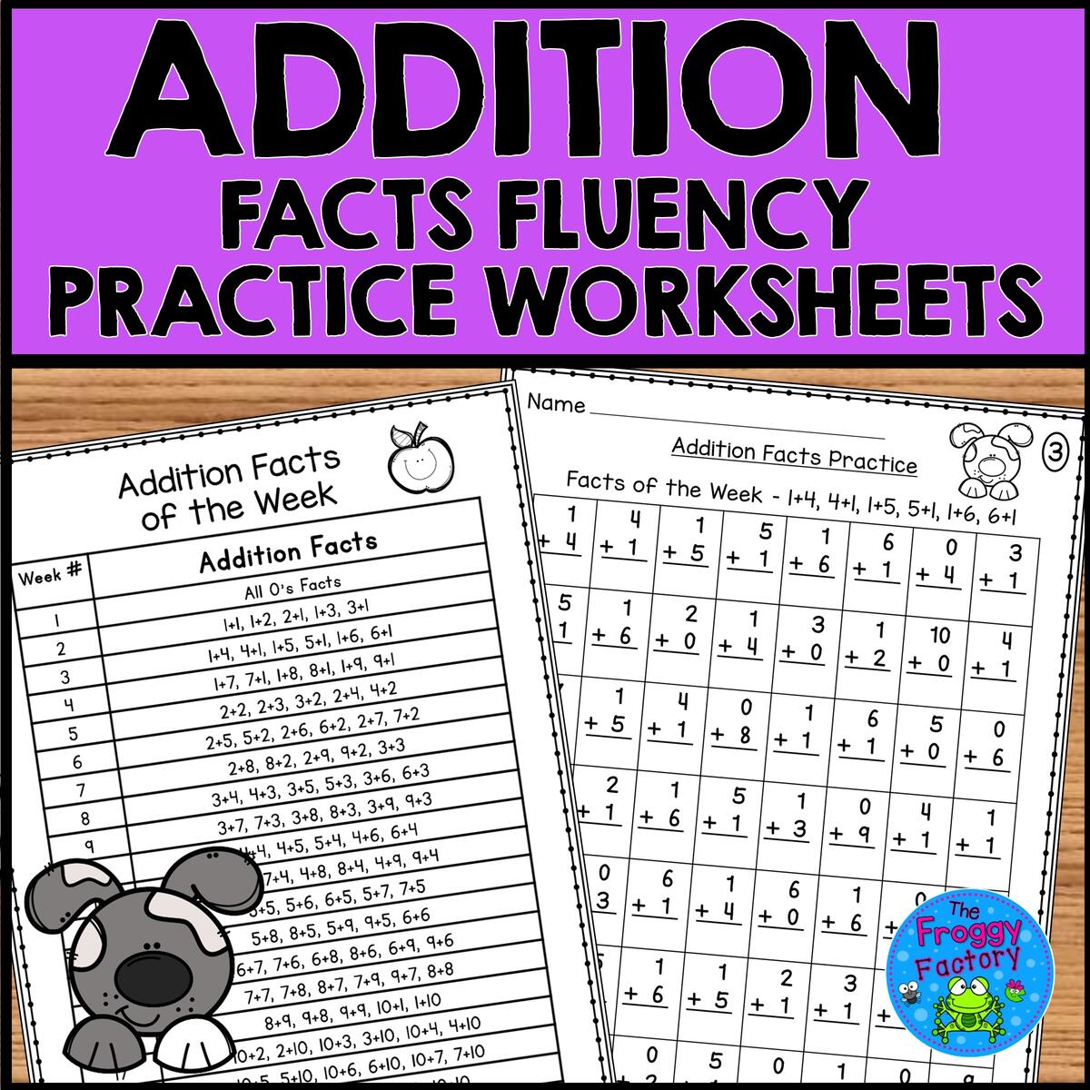 Math Fact Fluency Practice