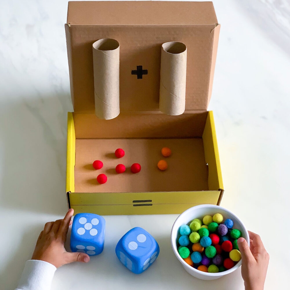 Addition Made Easy With This Fun DIY Math Addition Game 7 Days Of Play