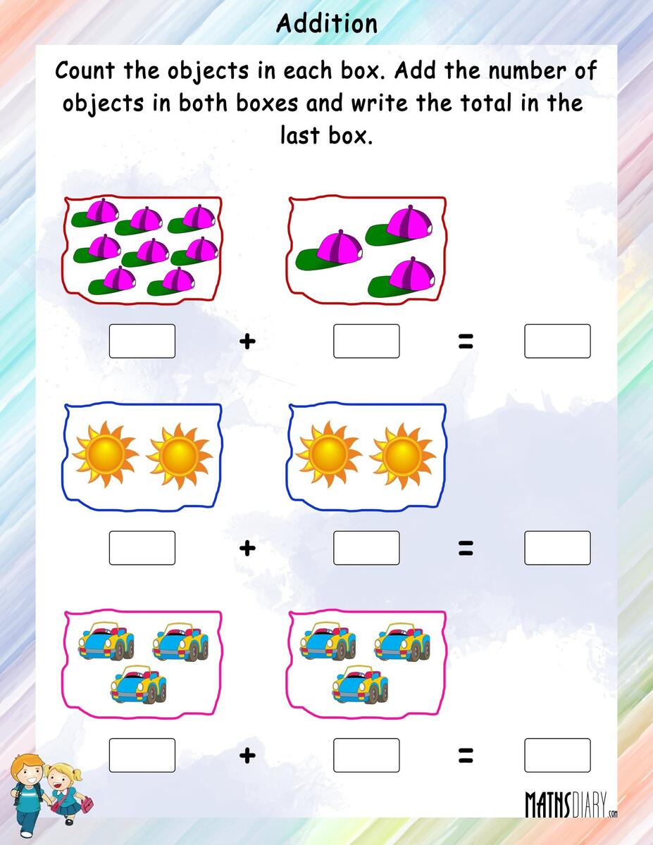 Addition Worksheets For Kindergarten Math Addition Worksheets Addition Practice Worksheets Addition For Kindergarten MegaWorkbook