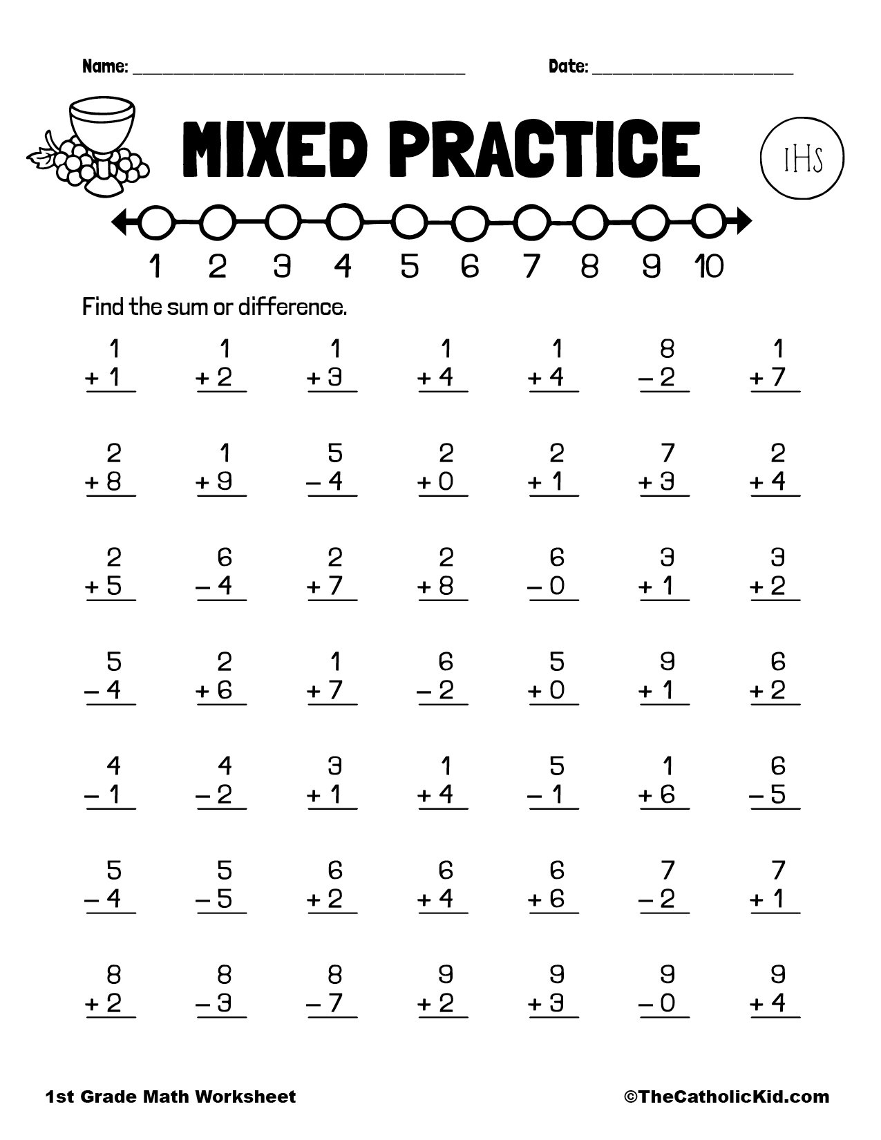Math Worksheet For Kids Addition And Subtraction Space Black And White Mathematic Activity Page Stock Vector Image Art Alamy