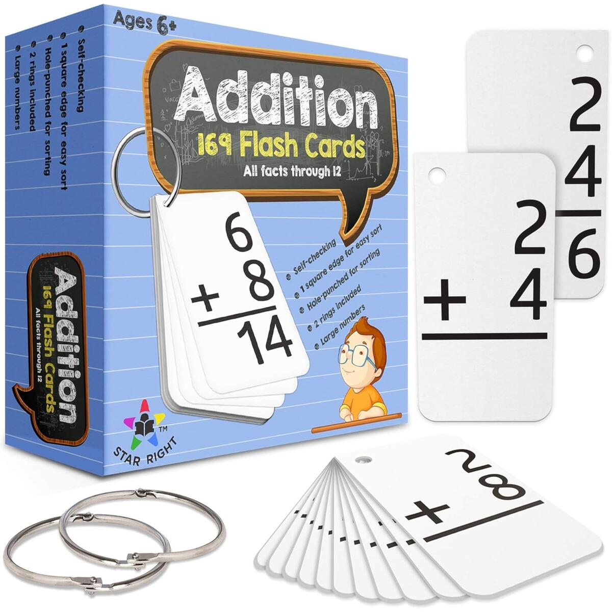 Addition Flash Cards Ready Set Start