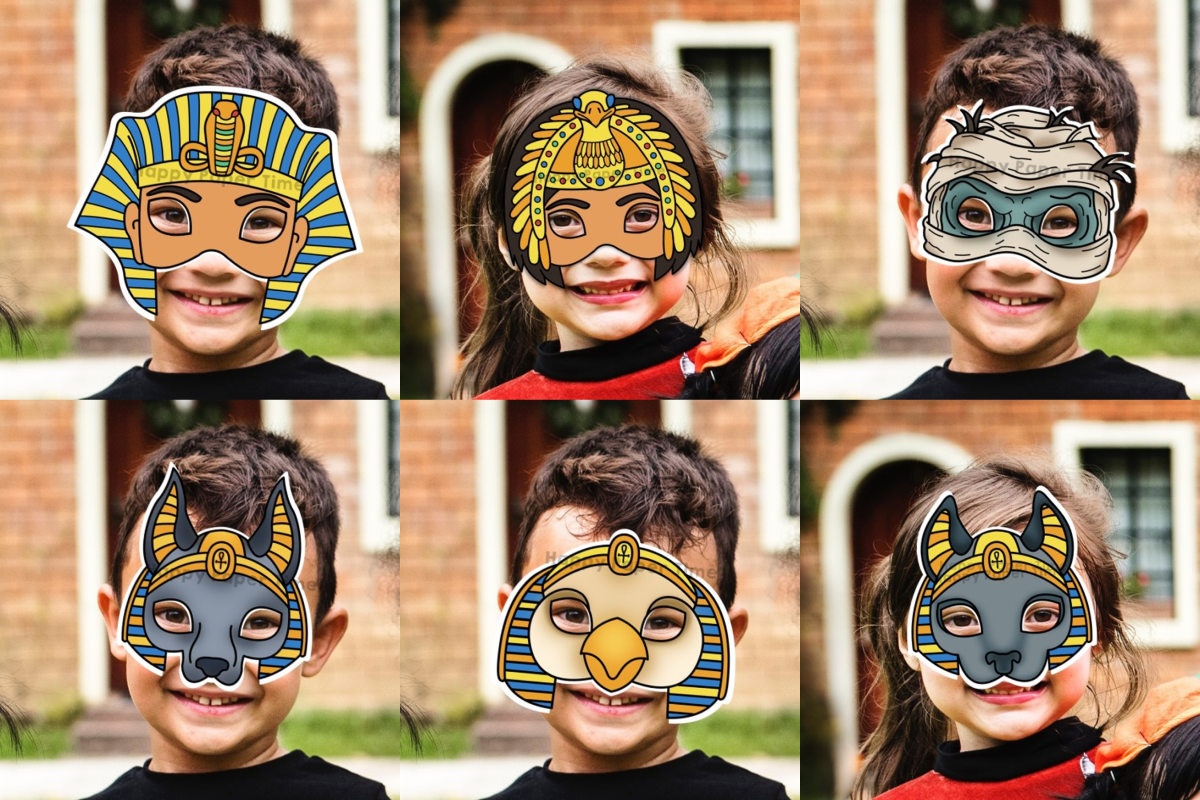 Ancient Egypt Paper Masks Printable Craft Activity Costume Template Made By Teachers Ancient Egypt Paper Masks Printable Craft Activity Costume Template Made By Teachers