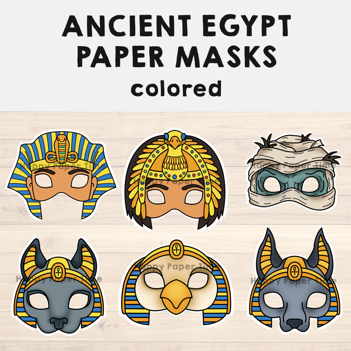 Ancient Egypt Paper Masks Printable Craft Activity Costume Template Made By Teachers Horus Paper Mask Printable Ancient Egypt God Coloring Craft Activity Made By Teachers