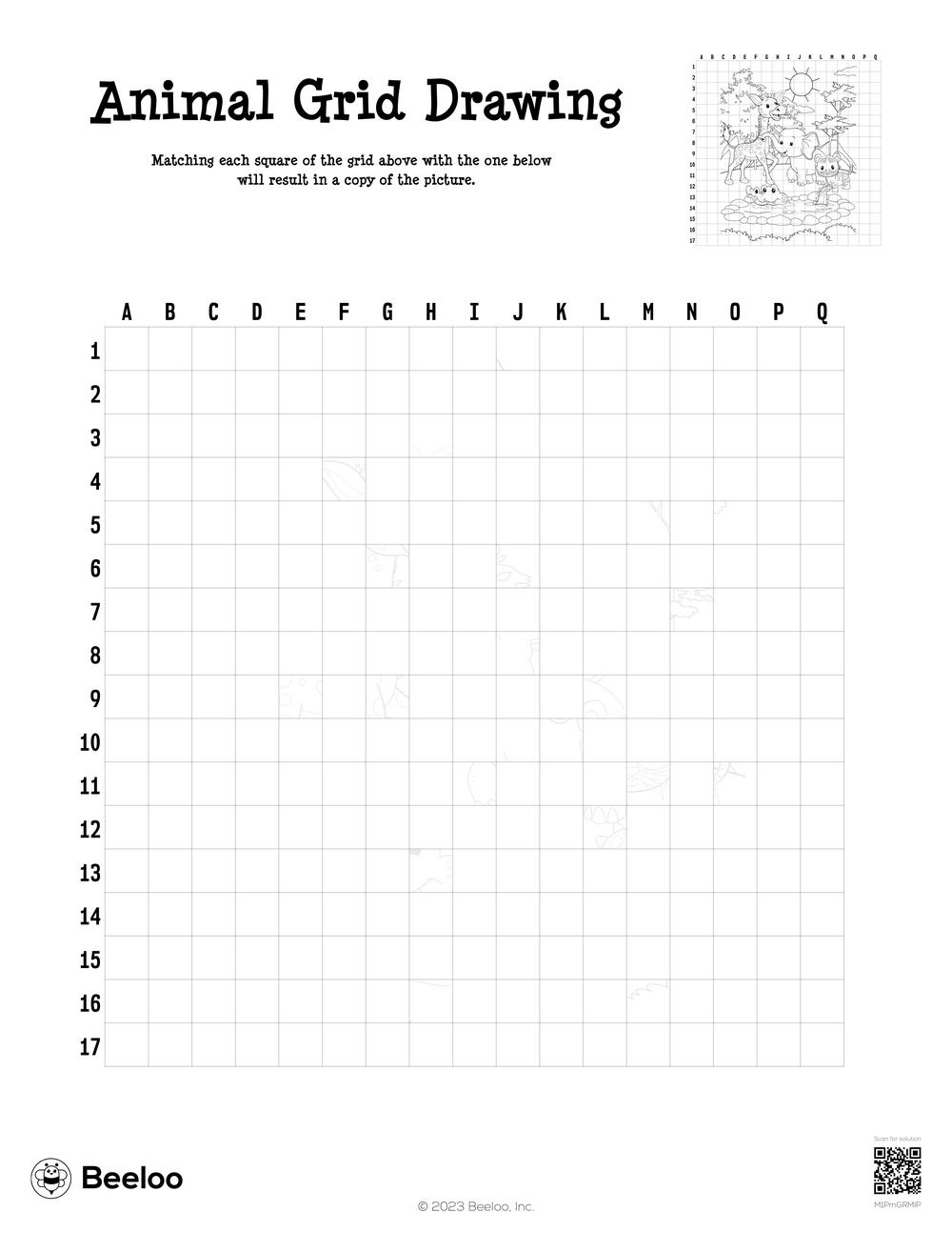 Animal Drawing Worksheets Draw The Other Half Grid Drawing TEXTURE SYMMETRY Teaching Resources