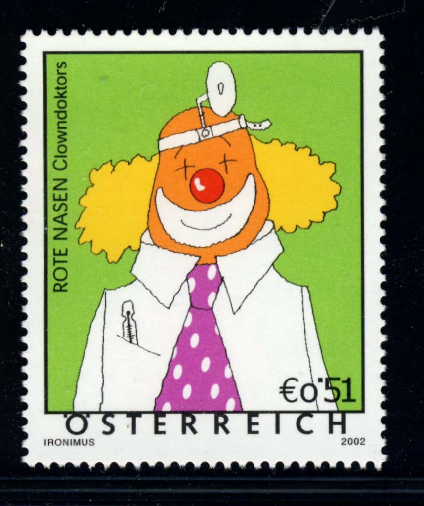 AUSTRIA 2002 Clown Doctor 1900 Mint Never Hinged EBay