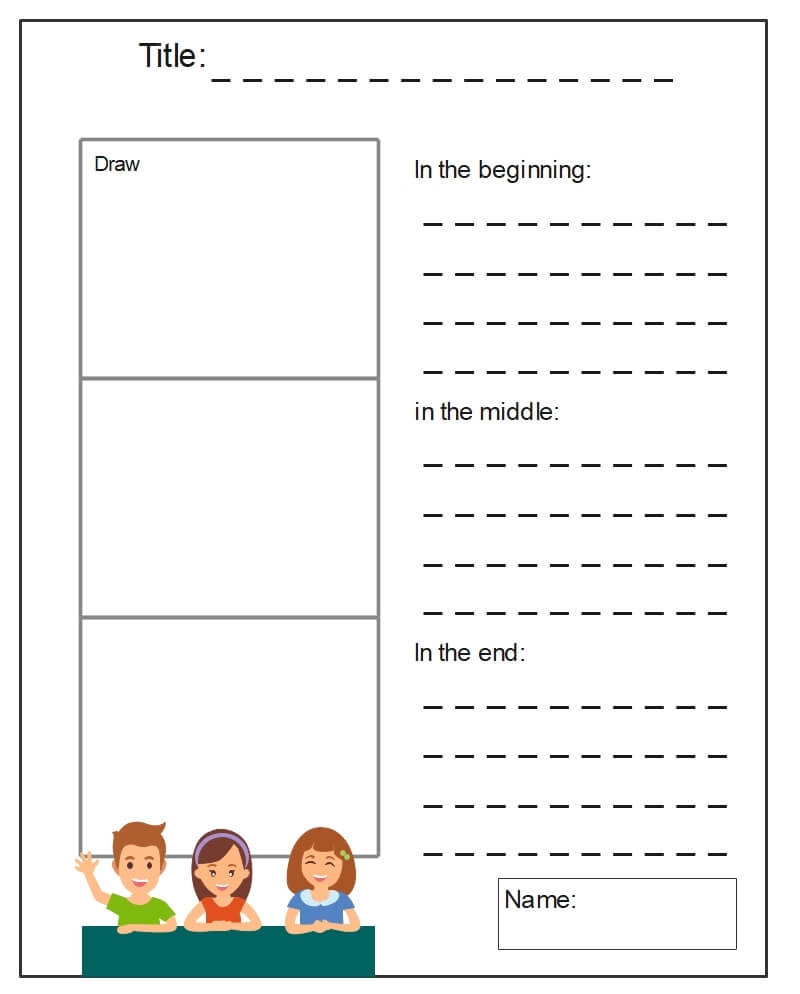 Beginning Middle End Graphic Organizer Examples EdrawMax Online