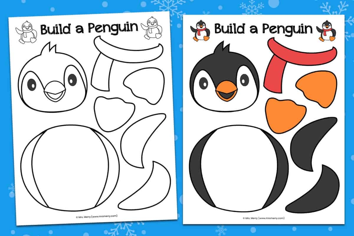 Penguins Theme Activities And Printables For Preschool And Kindergarten KIDSPARKZ