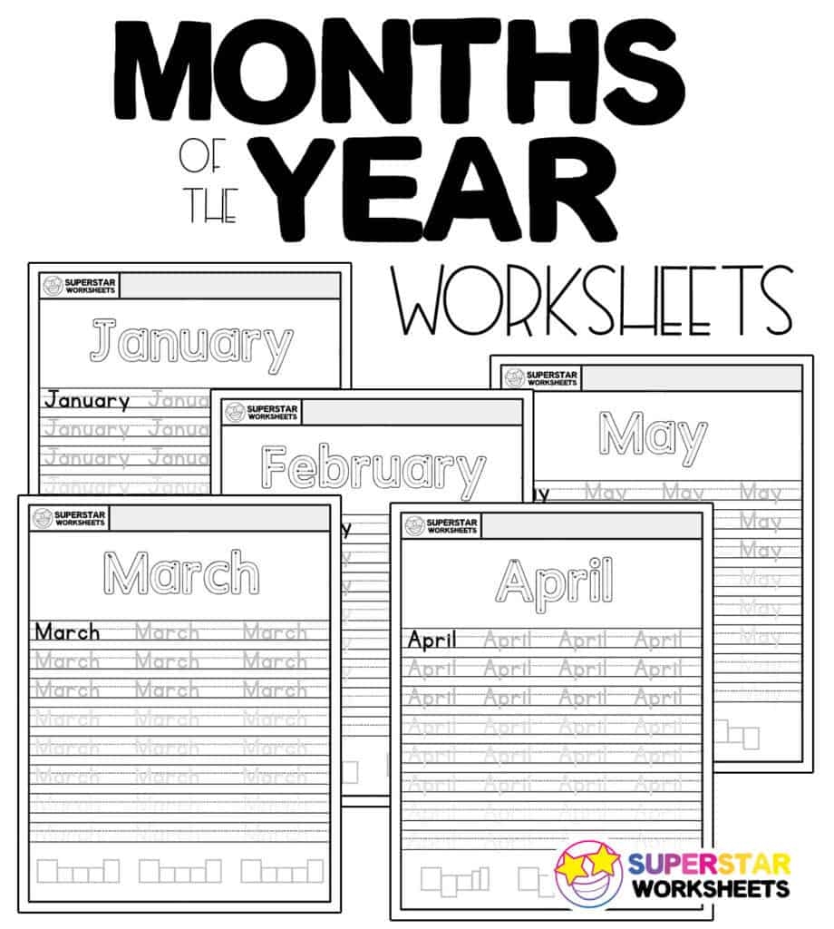 Free Printable Calendar Worksheet Packet Learn The Calendar By Month Mamas Learning Corner