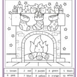 Christmas Color By Number Pages