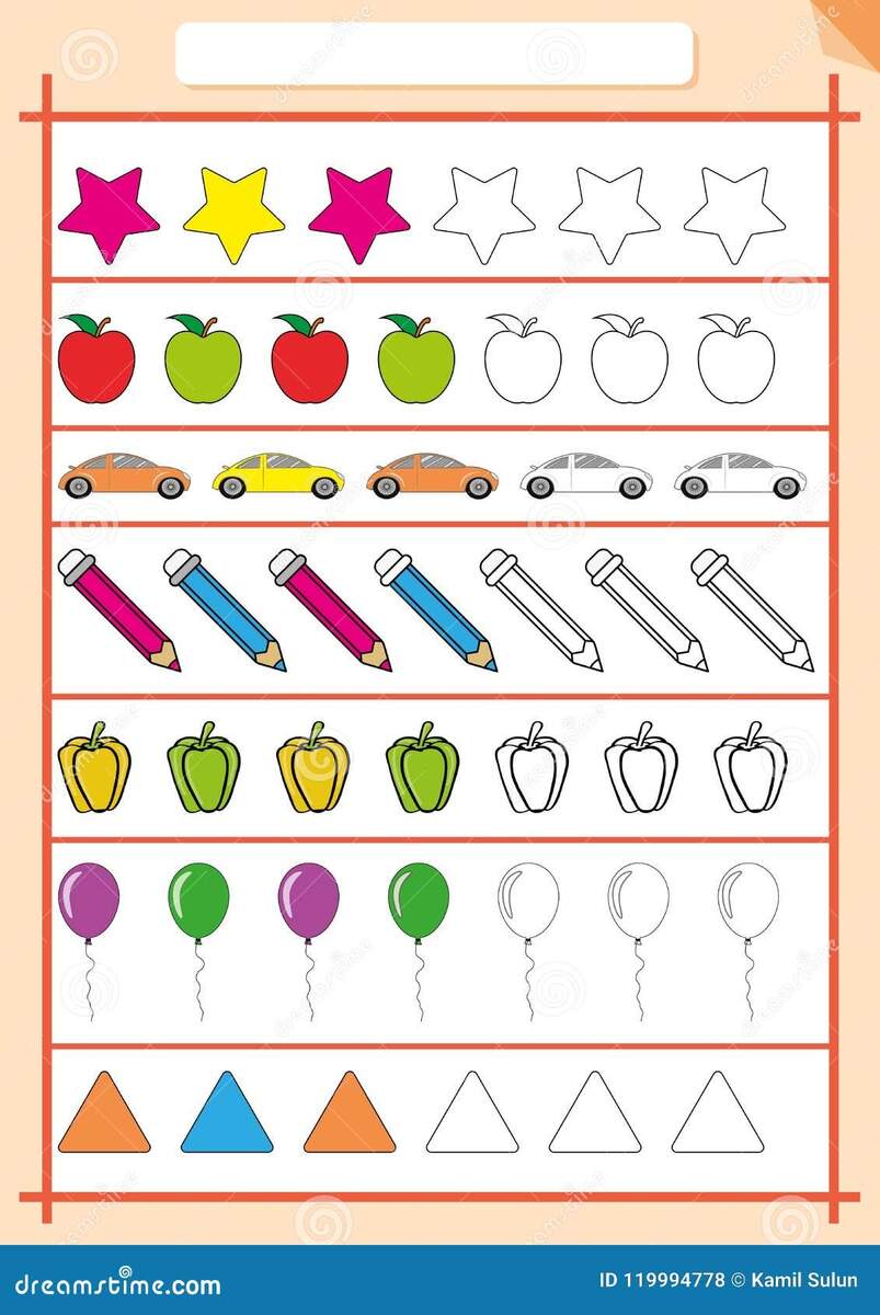 Color Complete Pattern Worksheet Kids Stock Illustrations 262 Color Complete Pattern Worksheet Kids Stock Illustrations Vectors Clipart Dreamstime