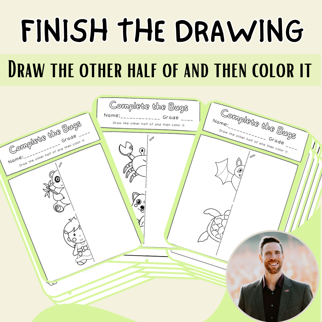 Complete The Drawing Finish The Drawing Activity For The Classroom Made By Teachers