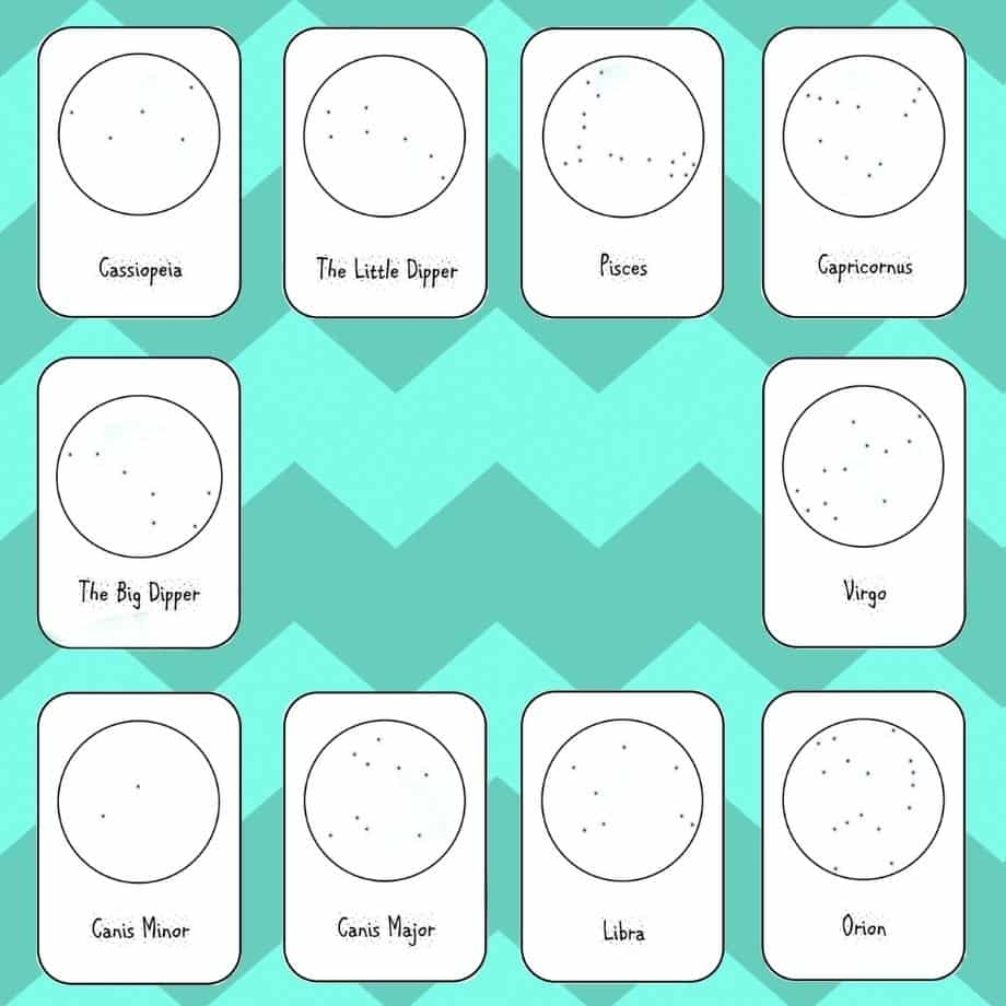 Constellation Dot To Dot Northern Hemisphere Petal Resources