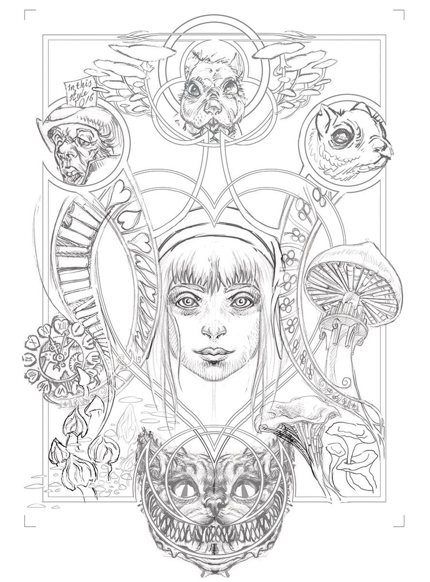 Creating Line Art For A Colouring Book Creative Bloq