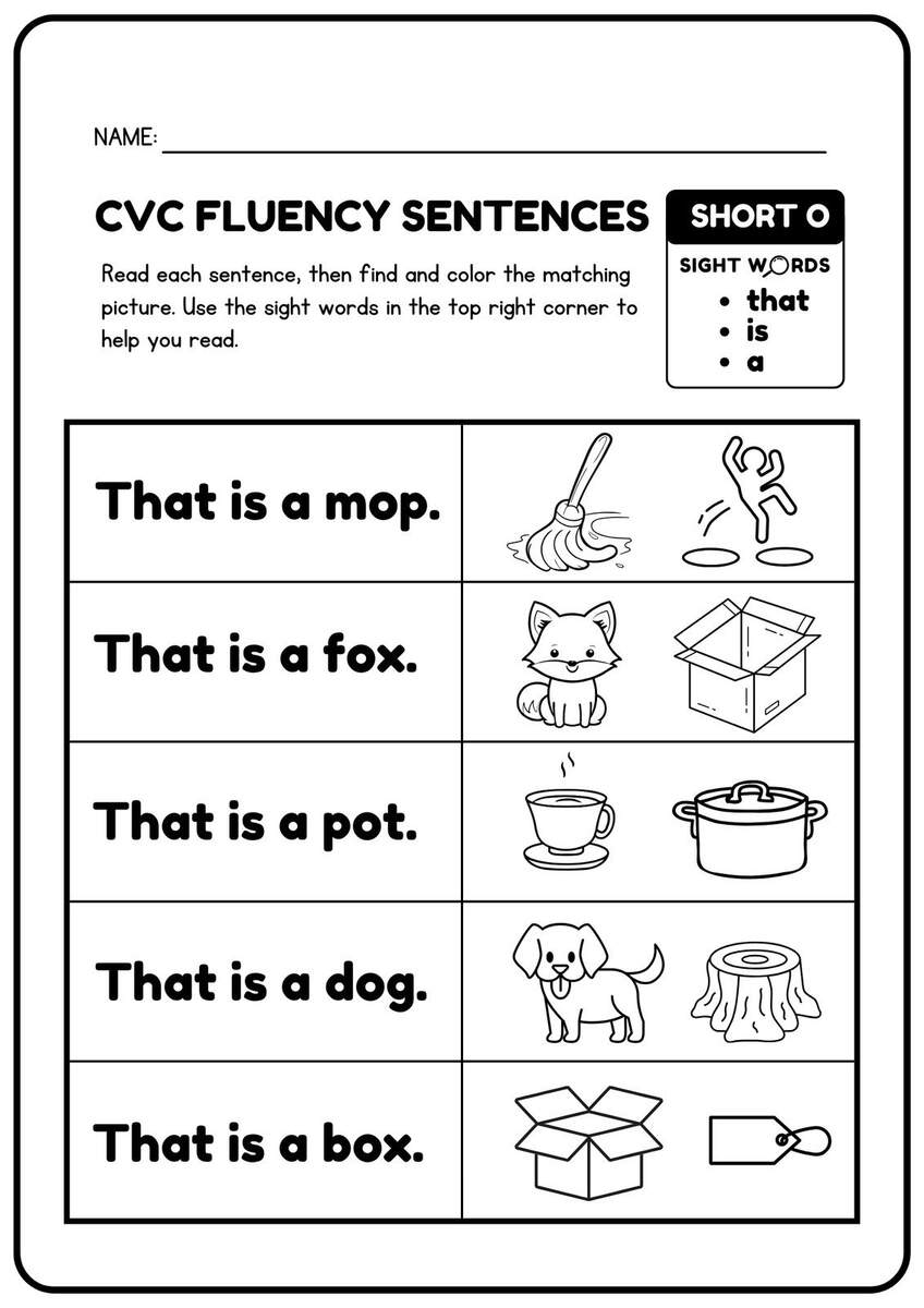 Customize 131 Kindergarten Cvc Worksheets Templates Online Canva