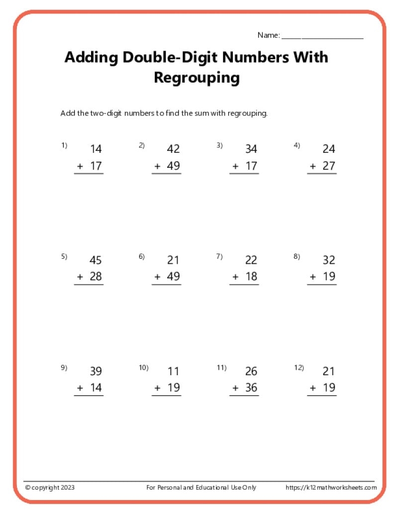 3 Digit Addition Worksheets Superstar Worksheets