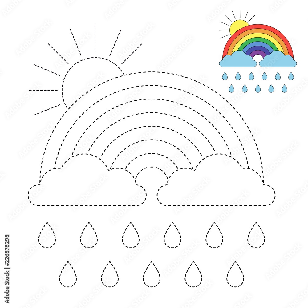 Preschool Tracing Worksheets Coloring Pages