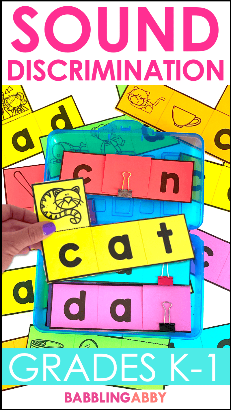 Easy And Fun Sound Discrimination Activity Babbling Abby